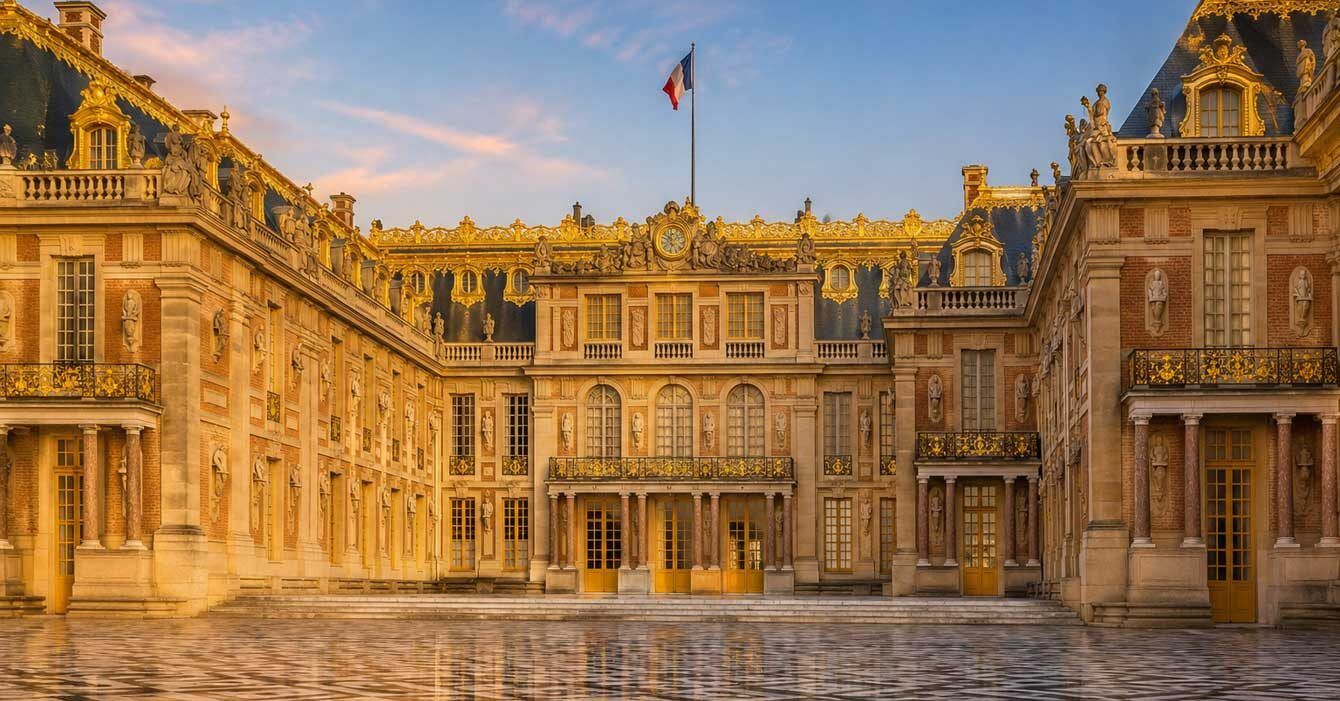 Schloß von Versailles, KI-generierte Illustration